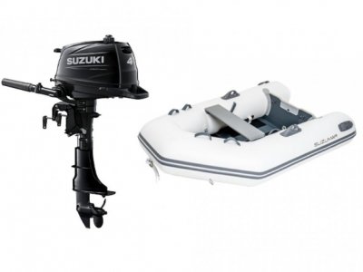 Suzumar 240 Slatdeck Includes a Suzuki 4HP outboard motor