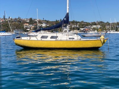 Top Hat 25 MK I Full keel Head Room Fiberglass (Sydney Harbour)