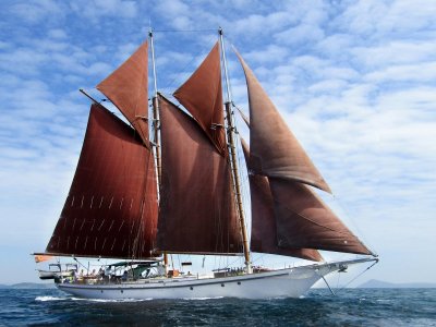 Classic Gaff Rigged Schooner