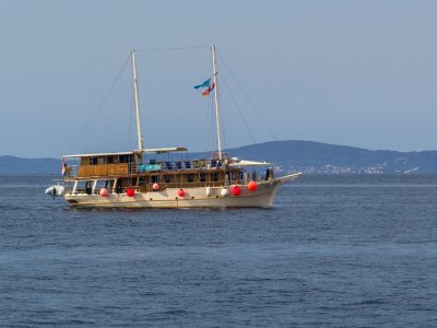 Traditional Croatia wooden boat made in 1962.