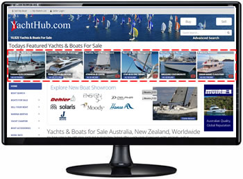 Homepage Featured Boat Advertising